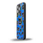 psychedelic paws back phone cover | glass case for iphone 13 pro max
