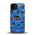 psychedelic paws back phone cover | glass case for iphone 13