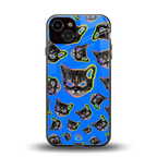 psychedelic paws back phone cover | glass case for iphone 13