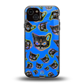 psychedelic paws back phone cover | glass case for iphone 14 plus