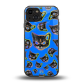 psychedelic paws back phone cover | glass case for iphone 15