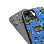 psychedelic paws back phone cover | glass case for iphone 13 pro max