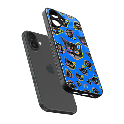 psychedelic paws back phone cover | glass case for iphone 16