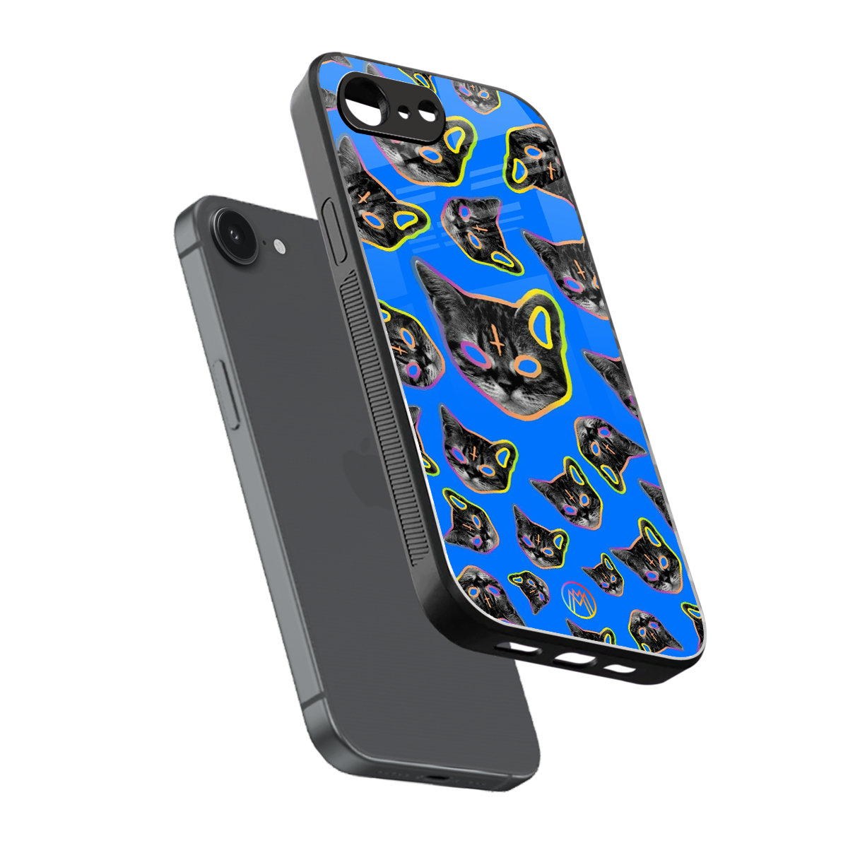 psychedelic paws back phone cover | glass case for iphone 16e