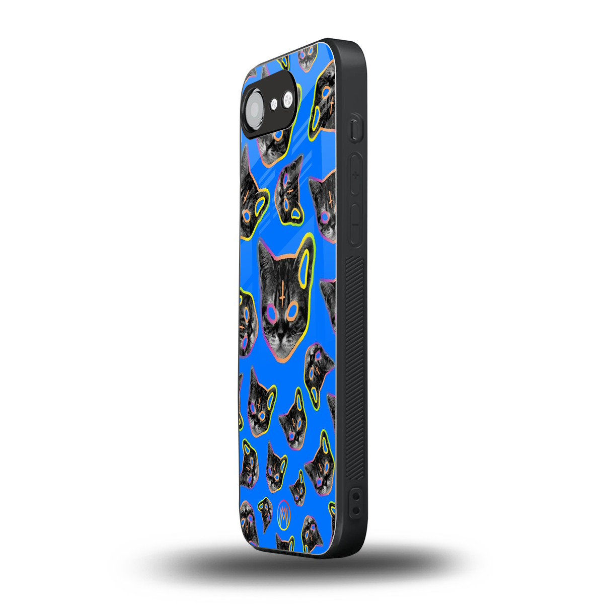 psychedelic paws back phone cover | glass case for iphone 16e
