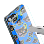 psychedelic paws back phone cover | glass case for iphone 16e