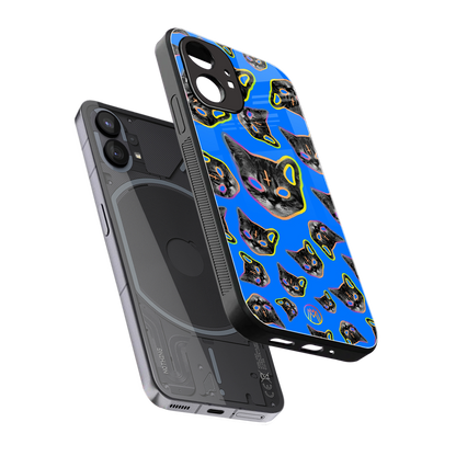psychedelic paws back phone cover | glass case for nothing phone 1