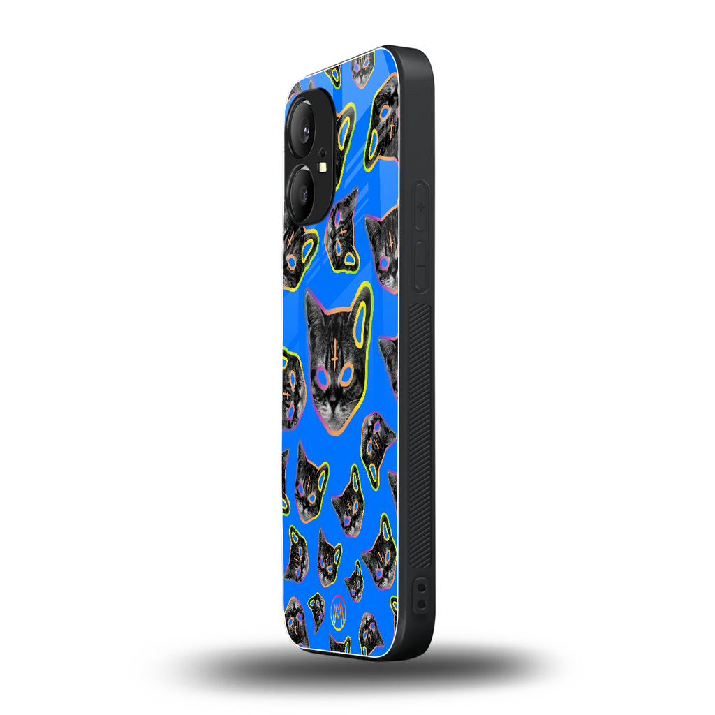 psychedelic paws back phone cover | glass case for nothing phone 1