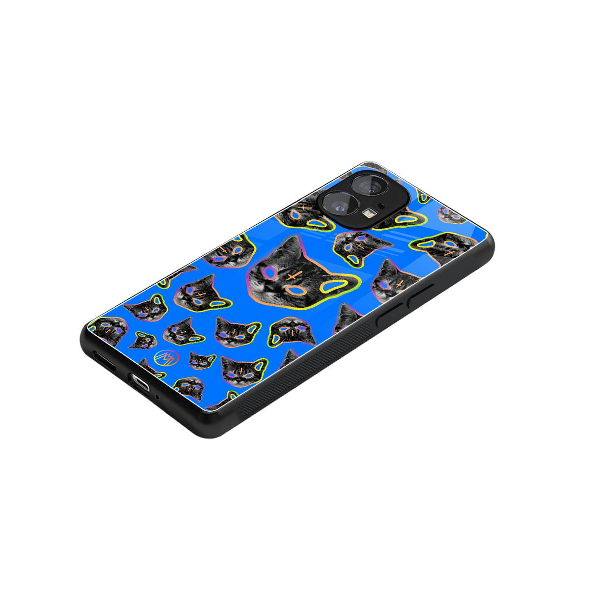 psychedelic paws back phone cover | glass case for nothing phone 1