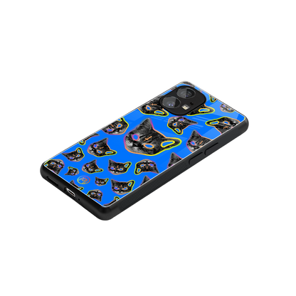 psychedelic paws back phone cover | glass case for nothing phone 1