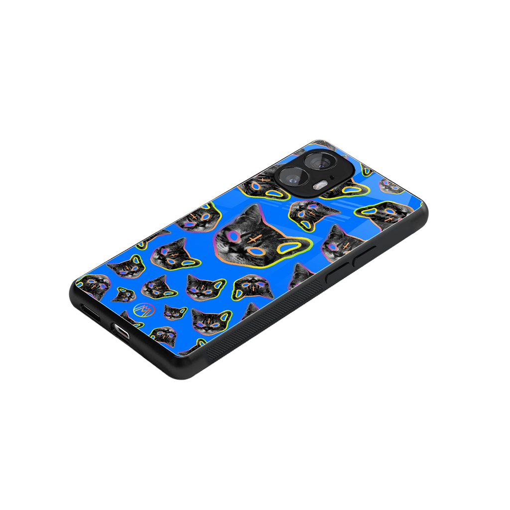 psychedelic paws back phone cover | glass case for nothing phone 2