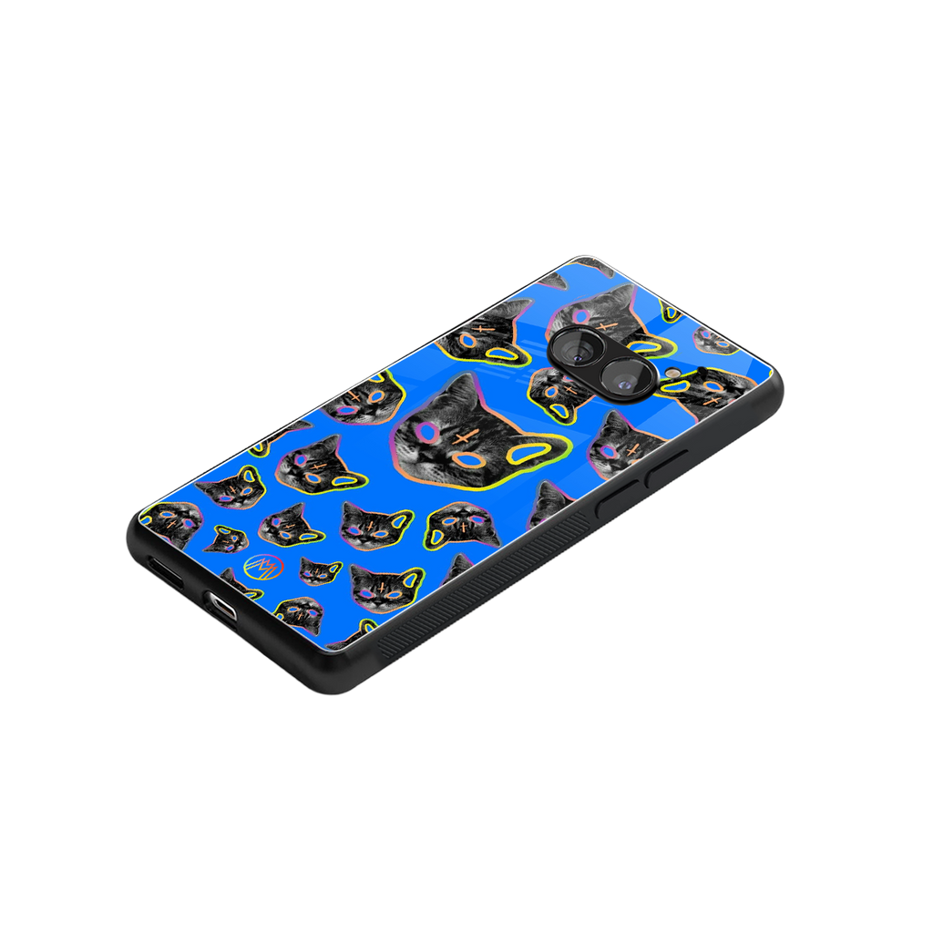 psychedelic paws back phone cover | glass case for nothing phone 2a