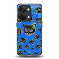 psychedelic paws back phone cover | glass case for oneplus nord 3