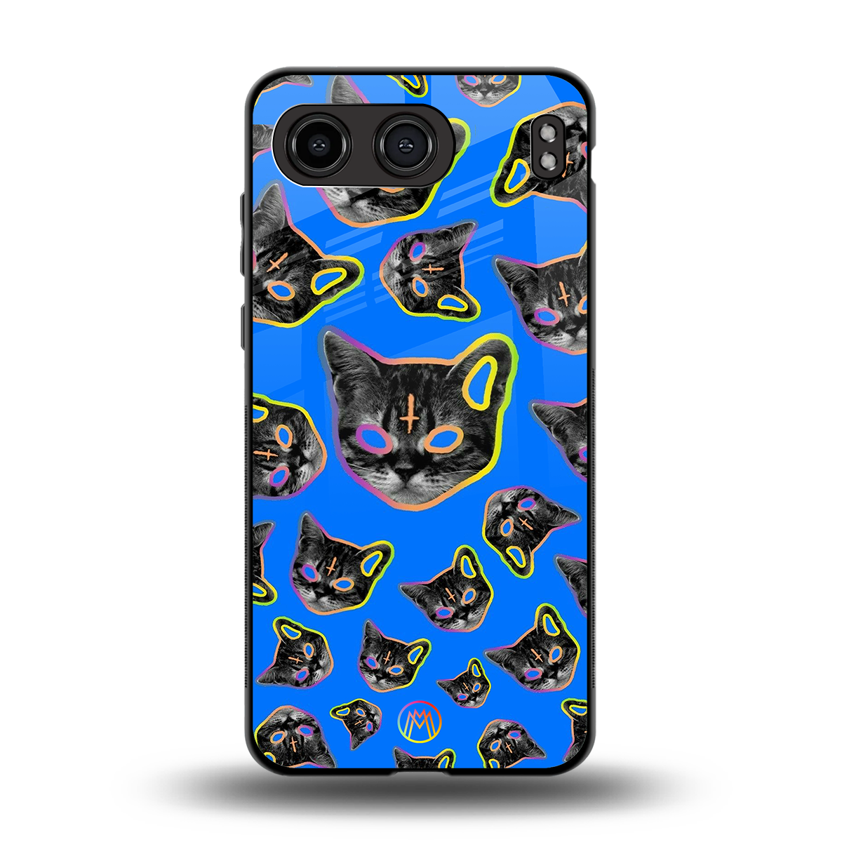 psychedelic paws back phone cover | glass case for oneplus nord 4