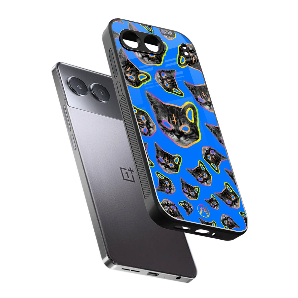 psychedelic paws back phone cover | glass case for oneplus nord 4