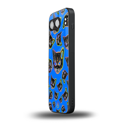 psychedelic paws back phone cover | glass case for oneplus nord 4