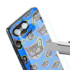 psychedelic paws back phone cover | glass case for oneplus nord 4
