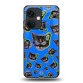 psychedelic paws back phone cover | glass case for oneplus nord ce 3