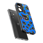 psychedelic paws back phone cover | glass case for oneplus nord ce 3