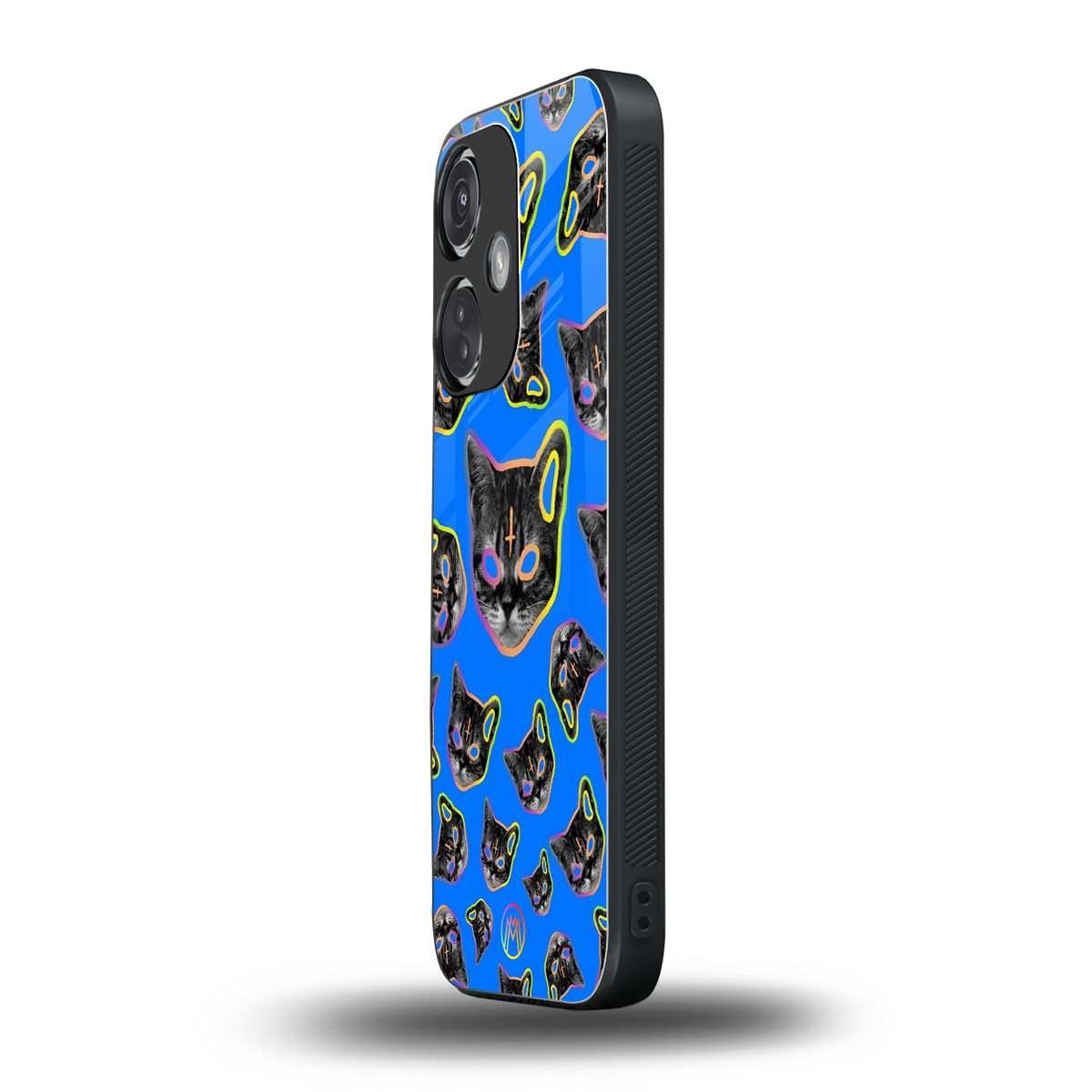 psychedelic paws back phone cover | glass case for oneplus nord ce 3
