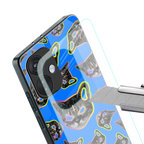 psychedelic paws back phone cover | glass case for oneplus nord ce 3