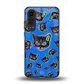 psychedelic paws back phone cover | glass case for oneplus nord ce 4 lite