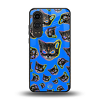 psychedelic paws back phone cover | glass case for oneplus nord ce 4 lite