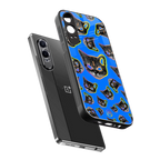 psychedelic paws back phone cover | glass case for oneplus nord ce 4 lite