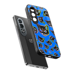 psychedelic paws back phone cover | glass case for oneplus nord ce 4