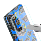 psychedelic paws back phone cover | glass case for oneplus nord ce 4
