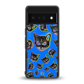psychedelic paws back phone cover | glass case for google pixel 6 pro