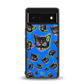 psychedelic paws back phone cover | glass case for google pixel 6