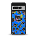 psychedelic paws back phone cover | glass case for google pixel 7 pro