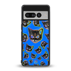 psychedelic paws back phone cover | glass case for google pixel 7 pro