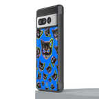 psychedelic paws back phone cover | glass case for google pixel 7 pro