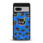 psychedelic paws back phone cover | glass case for Google Pixel 7