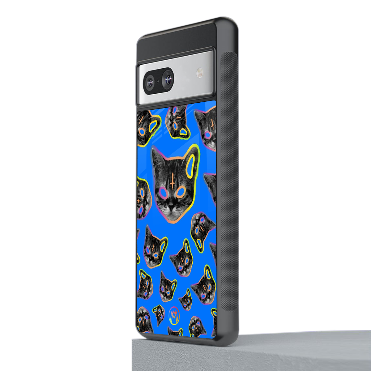 psychedelic paws back phone cover | glass case for Google Pixel 7