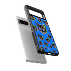 psychedelic paws back phone cover | glass case for google pixel 8 pro