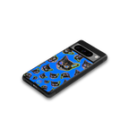 psychedelic paws back phone cover | glass case for google pixel 8 pro