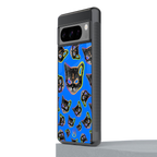 psychedelic paws back phone cover | glass case for google pixel 8 pro