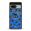 psychedelic paws back phone cover | glass case for Google Pixel 8