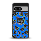 psychedelic paws back phone cover | glass case for Google Pixel 8