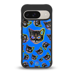 psychedelic paws back phone cover | glass case for google pixel 9