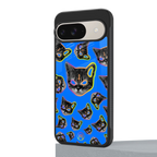 psychedelic paws back phone cover | glass case for google pixel 9