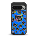 psychedelic paws back phone cover | glass case for google pixel 9 pro