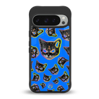 psychedelic paws back phone cover | glass case for google pixel 9 pro