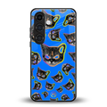 psychedelic paws back phone cover | glass case for samsung galaxy s24