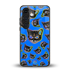 psychedelic paws back phone cover | glass case for samsung galaxy s24 plus