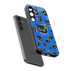 psychedelic paws back phone cover | glass case for samsung galaxy s25