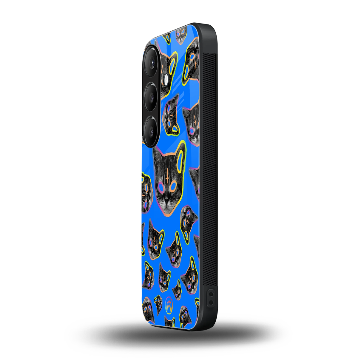 psychedelic paws back phone cover | glass case for samsung galaxy s23 plus